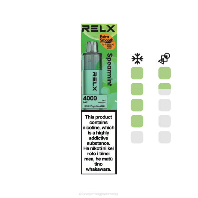 RELX MagicGo 4000 eldobható vape | 26L83 ‎RELX Magyarország fodormenta