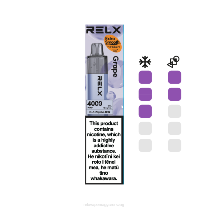 RELX MagicGo 4000 eldobható vape | 26L86 ‎RELX Order Online szőlő