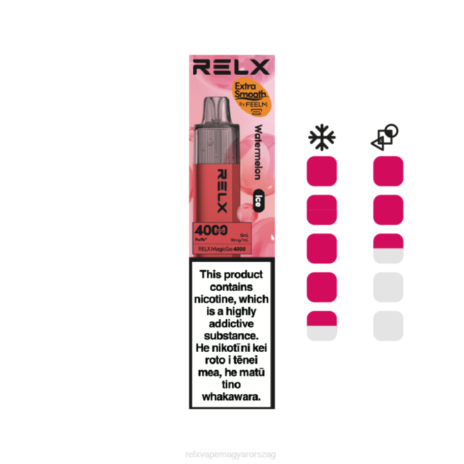 RELX MagicGo 4000 eldobható vape | 26L87 ‎RELX Store görögdinnye (jég)