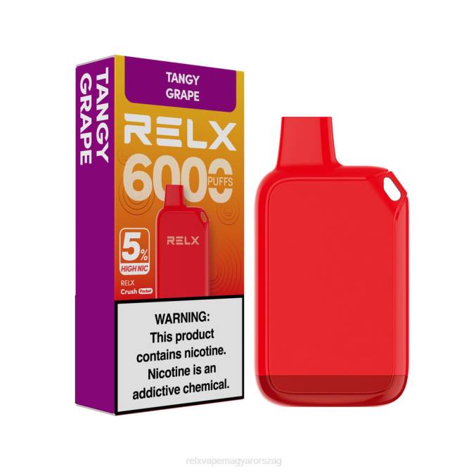 RELX Crush Pocket 6000 5% magas nic | 26L827 ‎RELX Magyarország csípős szőlő
