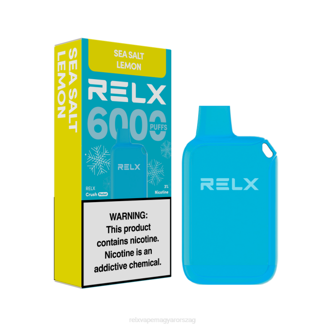 RELX Crush Pocket 6000 jeges | 26L811 ‎RELX Magyarország tengeri só citrom