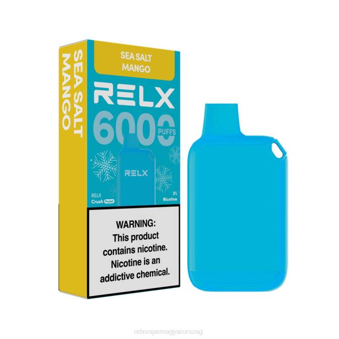 RELX Crush Pocket 6000 jeges | 26L813 ‎RELX Cigi tengeri sós mangó