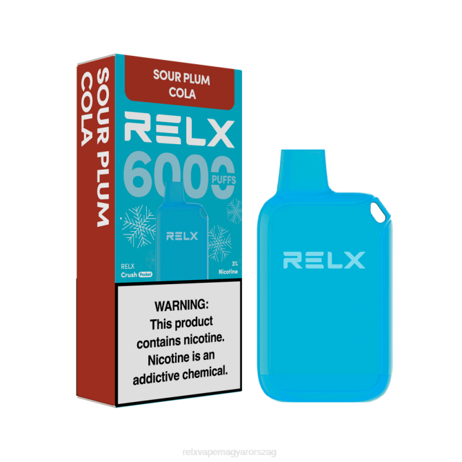 RELX Crush Pocket 6000 jeges | 26L819 ‎RELX Magyarország savanyú szilva kóla