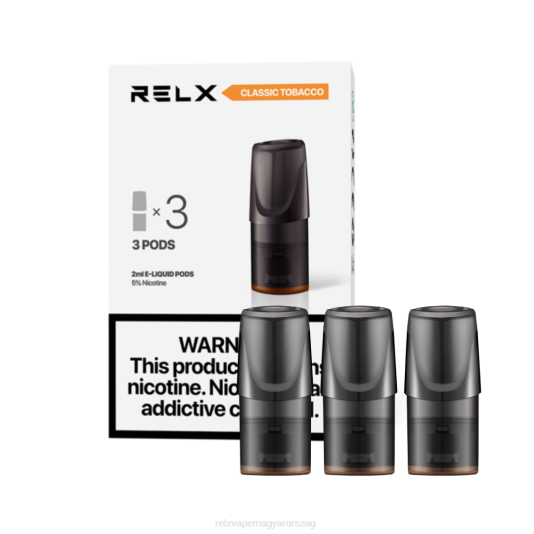 RELX Classic hüvelyek - RELX Hungary klasszikus dohány 6P02122