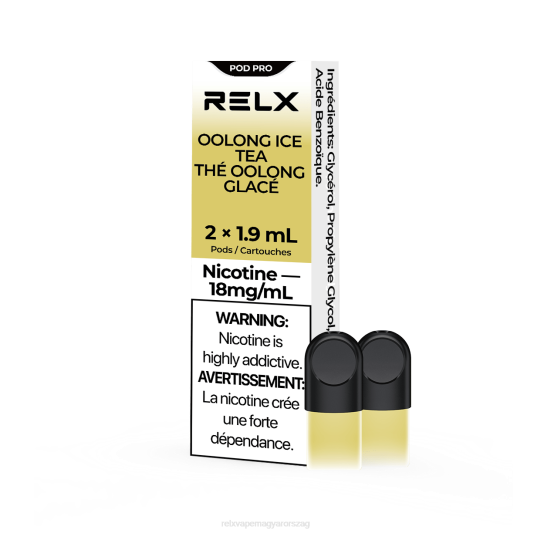 RELX pod pro - 2 hüvely - RELX Budapest oolong jeges tea 6P0214