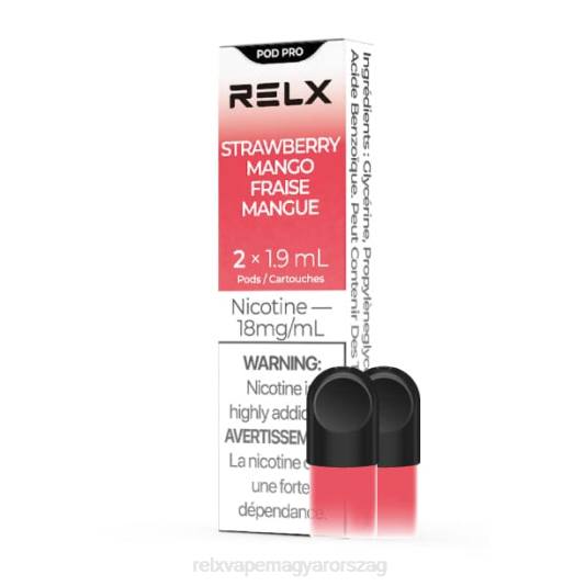 RELX pod pro - 2 hüvely - RELX Magyarország epres mangó 6P023