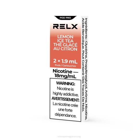 RELX pod pro - 2 hüvely - RELX Vape Magyarország citromos jeges tea 6P0212